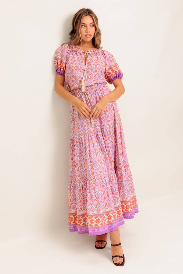 whispering-lavender-woven-maxi-skirt Flying Tomato-Sophia's StyleSKIRTS-1